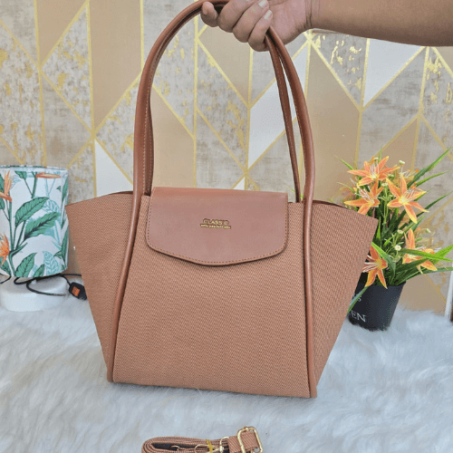 Elegant Two-Tone Handbag for Daily & Office Use