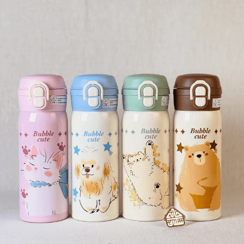 Bubble Cute Animal Thermal Bottle (500ml)