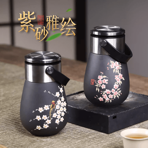 Heat-Sensitive Floral Bottle