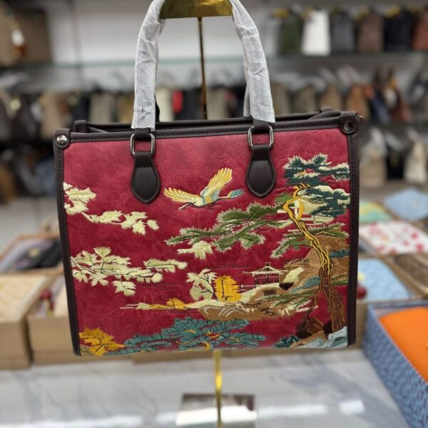 Embroidered Vintage Style Handbag