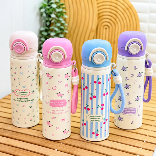 500ml Floral Cherry Thermal Bottle